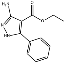 1H-Pyrazole-4-carboxylic acid, 3-aMino-5-phenyl-, ethyl ester Structure