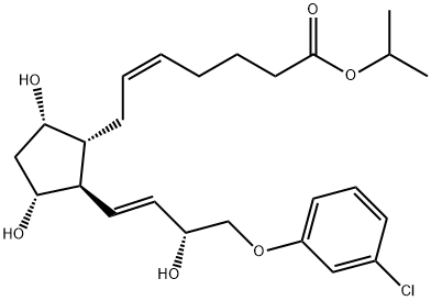 (+)-Cloprostenol isopropyl ester Struktur