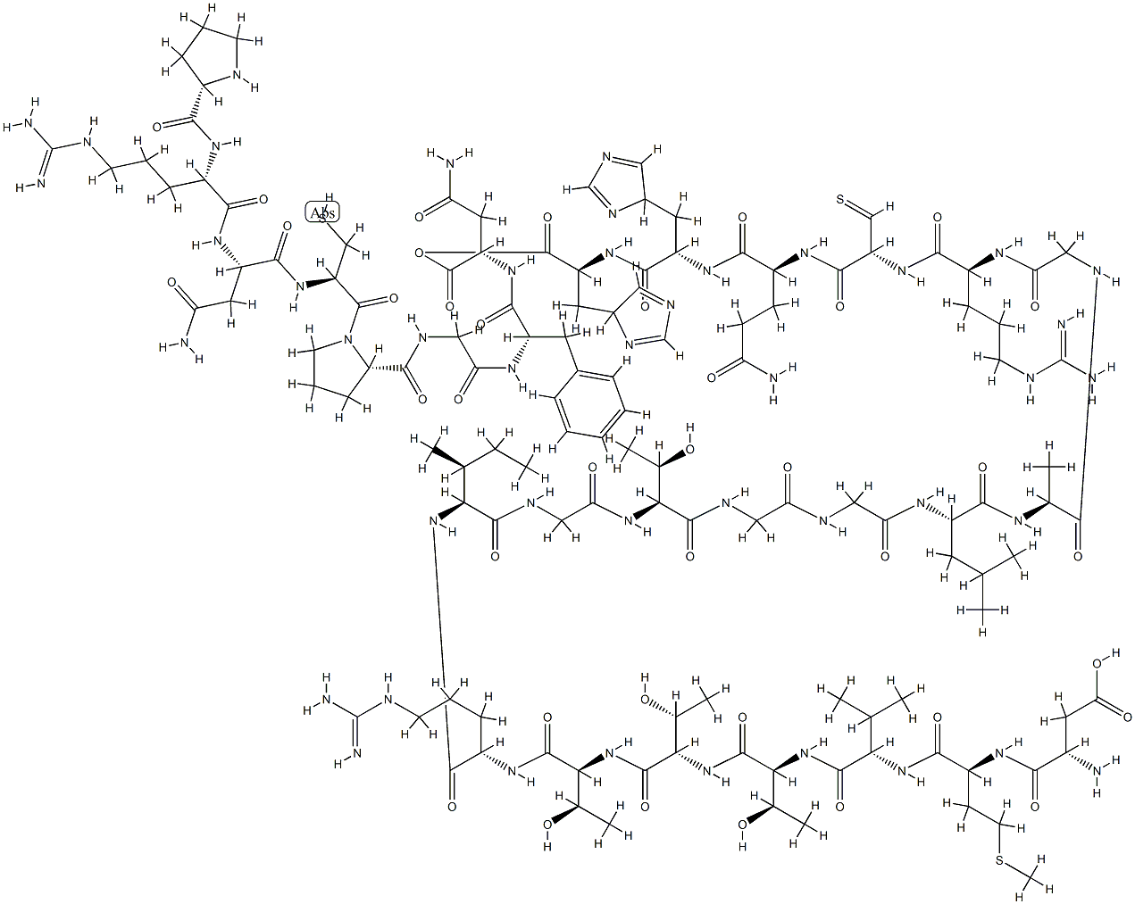 VD1-RPD2 neuropeptide alpha2 Struktur