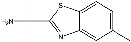 2-Benzothiazolemethanamine,alpha,alpha,5-trimethyl-(9CI) Struktur