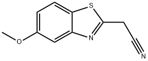 2-Benzothiazoleacetonitrile,5-methoxy-(9CI) Struktur