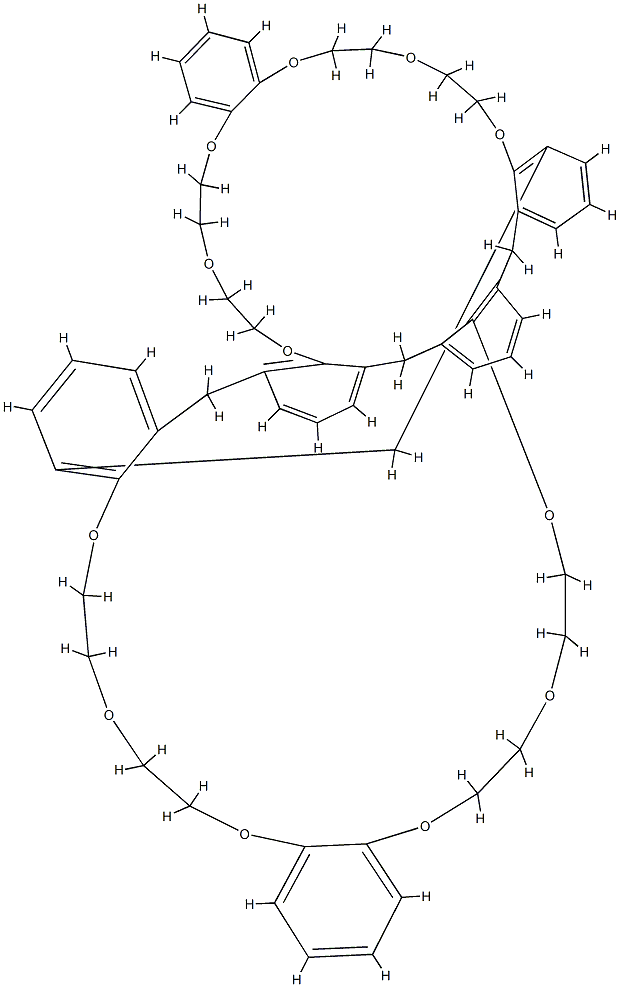 カリックス〔4〕-ビス-1,2-ベンゾ-クラウン-6 化学構造式