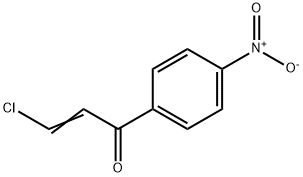 (E)-β-Chloro-4'-nitroacrylophenone Structure