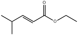 (E)-4-メチル-2-ペンテン酸エチル 化学構造式