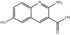 3-Quinolinecarboxylicacid,2-amino-6-hydroxy-(9CI) Structure