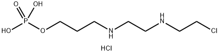 Cyclophosphamide Related Compound D (25 mg) (3-[2-(2-chloroethylamino)ethylamino]propyl dihydrogen phosphate dihydrochloride) Structure