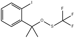 3,3-Dimethyl-1-(trifluoromethylthio)-1,2-benziodoxole, 95% Structure