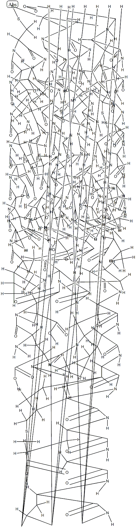 Ω-アガトキシンTK 化学構造式