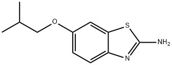 2-Benzothiazolamine,6-(2-methylpropoxy)-(9CI) Structure