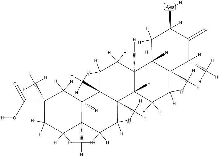 雷公藤酸C, 158629-70-0, 结构式