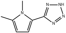 5-(1,5-ジメチル-1H-ピロール-2-イル)-1H-テトラゾール 化学構造式