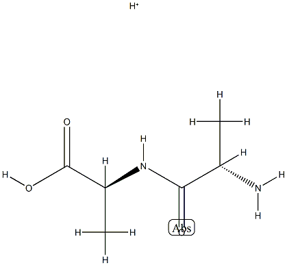 L-Alanine, L-alanyl-, conjugate monoacid (9CI) Struktur