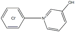 Pyridinium,3-hydroxy-1-phenyl-, chloride (1:1)