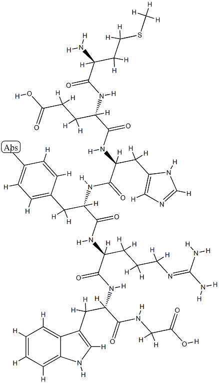 (p-Iodo-Phe)-ACTH (4-10),159600-82-5,结构式