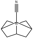 2,6-Methano-1H-pyrrolizine-8-carbonitrile,hexahydro-,stereoisomer(9CI) Struktur