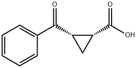 2-(苯甲酰基)环丙基甲酸,1601-81-6,结构式