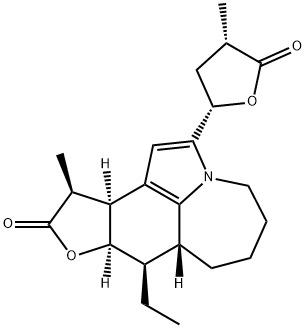 ビスデヒドロネオツベロステモニン 化学構造式