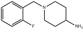 1-[(2-氟苯基)甲基]哌啶-4-胺, 160358-06-5, 结构式