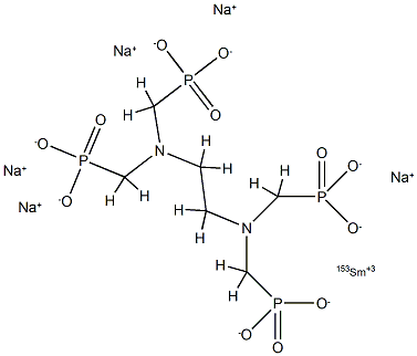 サマリウム (153Sm)レキシドロナムナトリウム 化学構造式