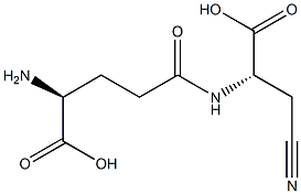 GAMMA-GLUTAMYL-BETA-CYANOALANINE 结构式