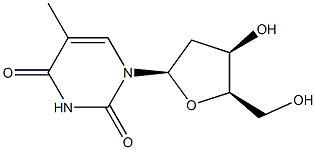 1-(2'-deoxy-beta-threopentofuranosyl)thymine