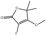 2(5H)-Furanone,3-fluoro-4-methoxy-5,5-dimethyl-(9CI) Struktur