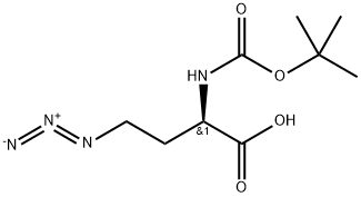 Boc-D-azidohomoalanine·CHA, 1609202-75-6, 结构式