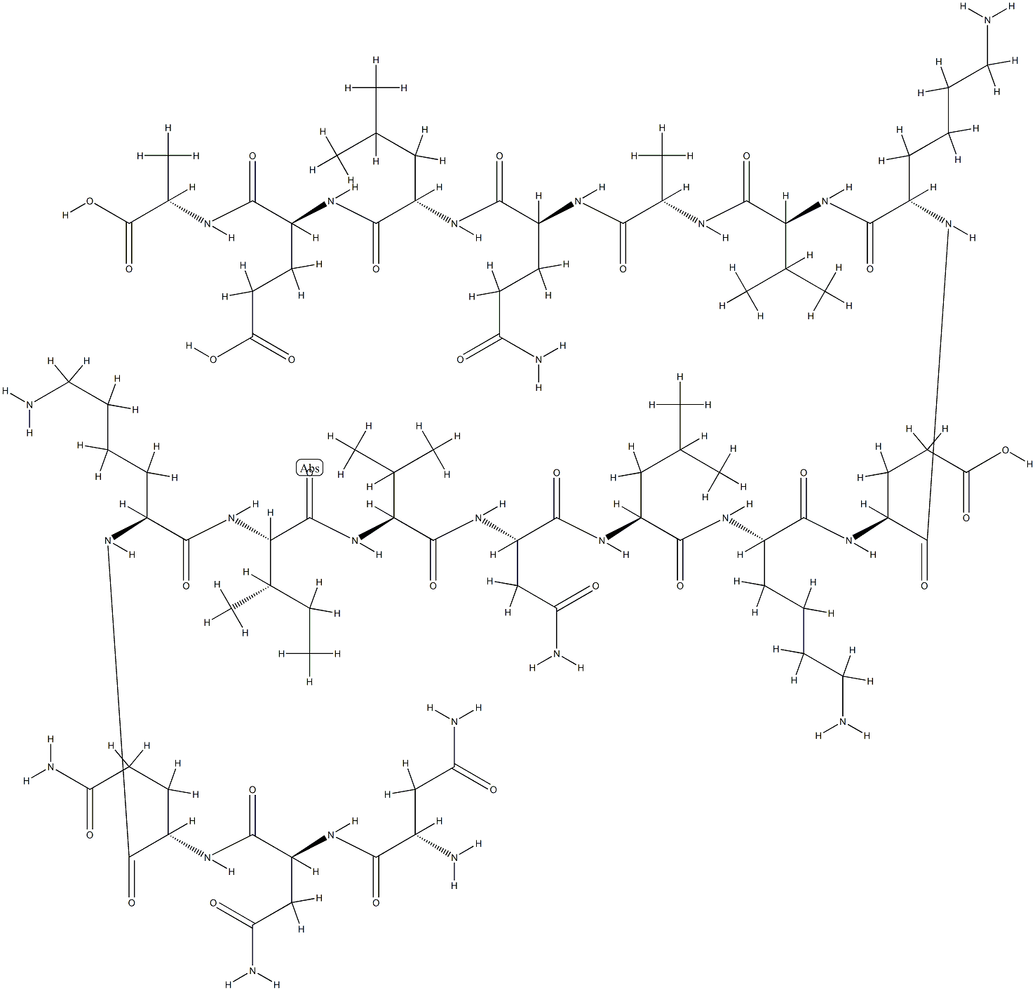 FIBRINOGEN GAMMA-CHAIN (117-133) Structure