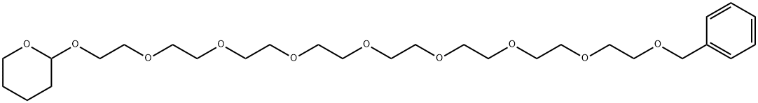 苄基-七聚乙二醇-四氢吡喃醚, 1611489-00-9, 结构式