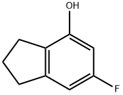 1H-Inden-4-ol,6-fluoro-2,3-dihydro-(9CI) Struktur