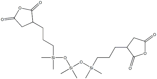 SUCCINIC ANHYDRIDE TERMINATED POLYDIMETHYLSILOXANE, 75-100 cSt Struktur