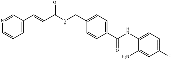 西达本胺, 1616493-44-7, 结构式