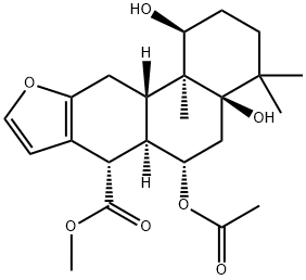 カエサルピンA 化学構造式