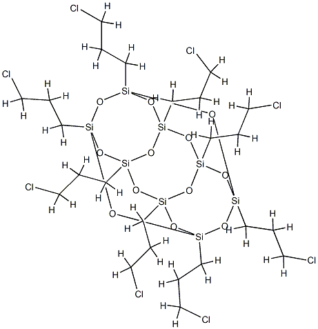 八氯丙基倍半硅氧烷 结构式