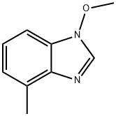 1H-Benzimidazole,1-methoxy-4-methyl-(9CI) Struktur