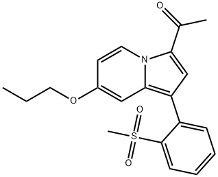 1-[1-[2-(メチルスルホニル)フェニル]-7-プロポキシインドリジン-3-イル]エタノン price.