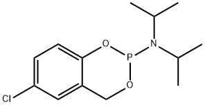 5-Chlorosaligenyl-<i>N</i>,<i>N</i>-diisopropylphosphoramidite Structure