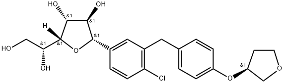 恩格列净杂质C, 1620758-32-8, 结构式