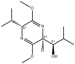 (αR,2S,5R)-2,5-Dihydro-3,6-diMethoxy-α,5-bis(1-Methylethyl)-2-pyrazineMethanol Structure