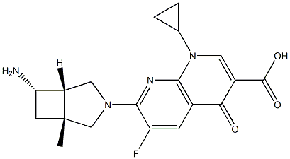Ecenofloxacin Struktur