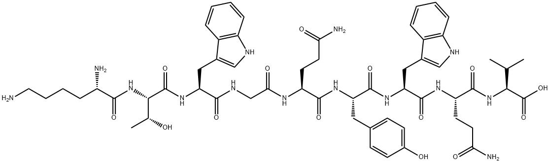 MELANOCYTE PROTEIN PMEL 17 (130-138) (HUMAN), 162558-08-9, 结构式