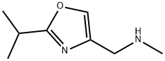 4-Oxazolemethanamine,N-methyl-2-(1-methylethyl)-(9CI) Structure
