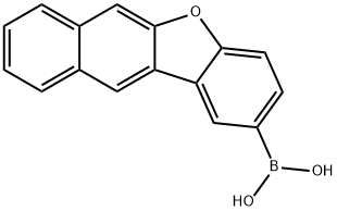 苯并[B]萘并[2,3-D]呋喃-2-羟基硼酸 结构式