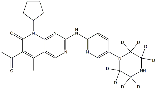 Palbociclib-d8 Struktur