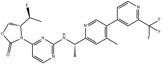IDH-305 化学構造式