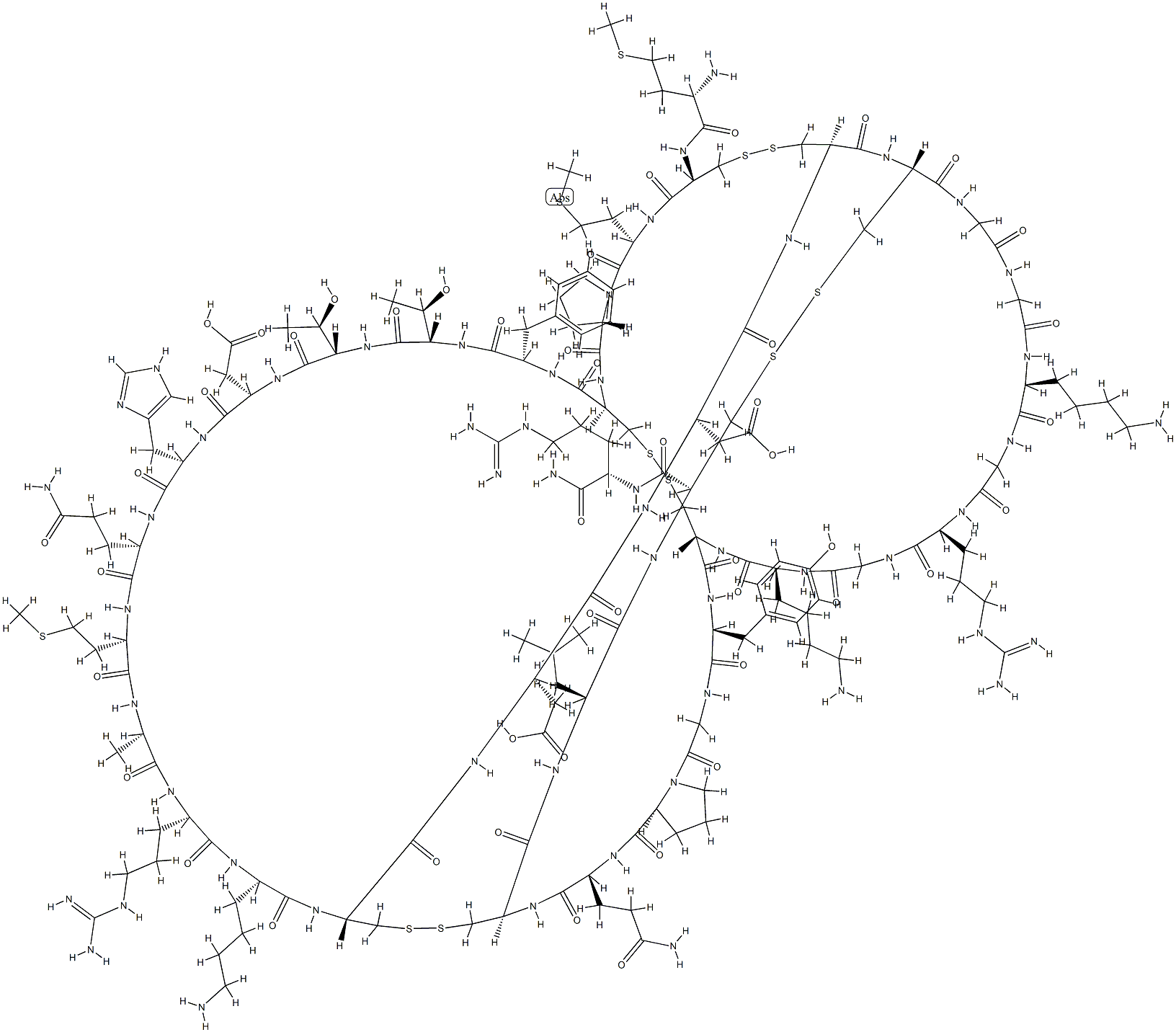 氯毒素, 163515-35-3, 结构式