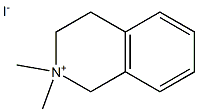 Isoquinolinium,1,2,3,4-tetrahydro-2,2-dimethyl-, iodide (1:1) 化学構造式