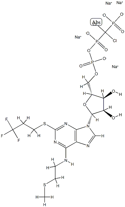カングレロール四ナトリウム 化学構造式