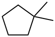 1,1-ジメチルシクロペンタン 化学構造式