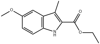 ethyl 5-methoxy-3-methyl-1H-indole-2-carboxylate Struktur